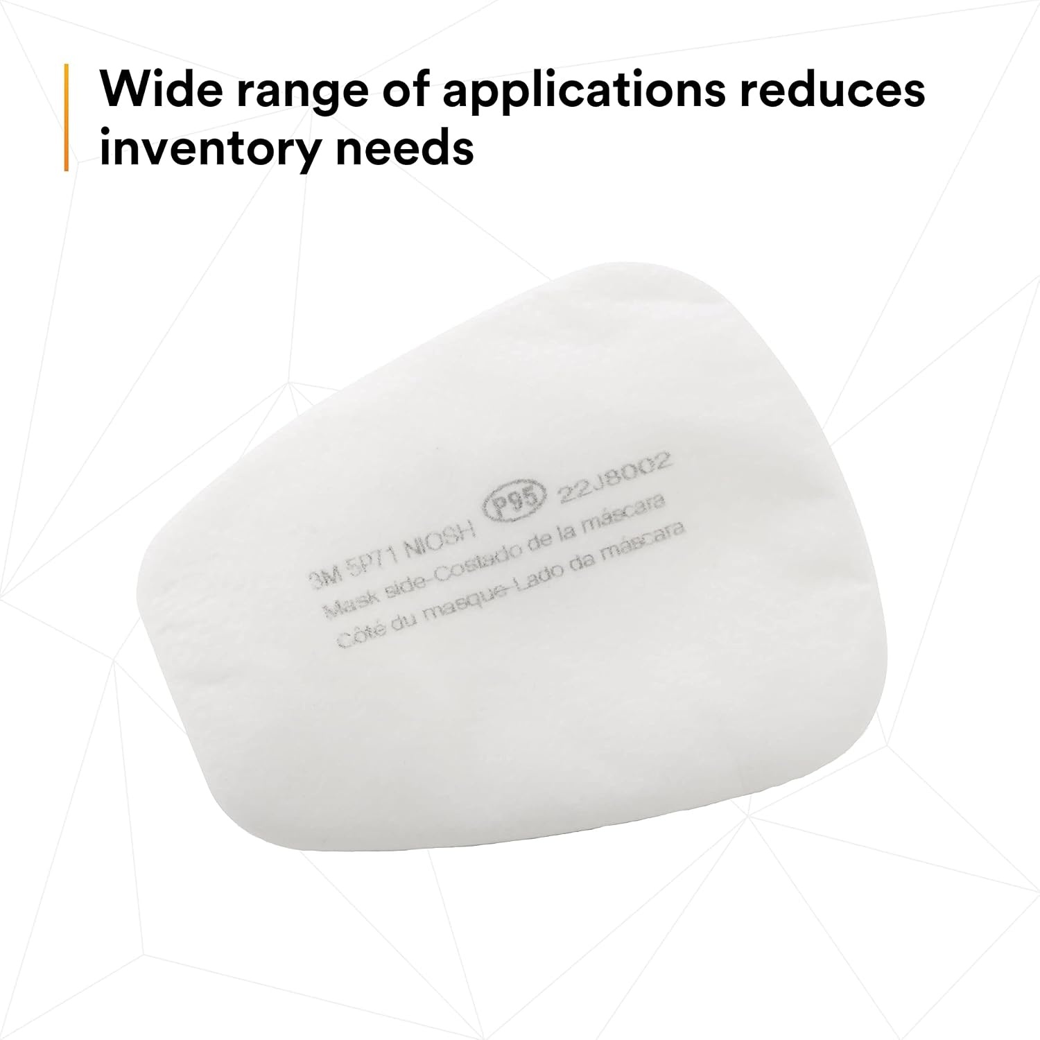 image:image3M Respirator Filter Replacement 5P71 5 Pairs P95 Must Be Used with 3M 5000 Respirators or 3M Cartridges 6000 Series