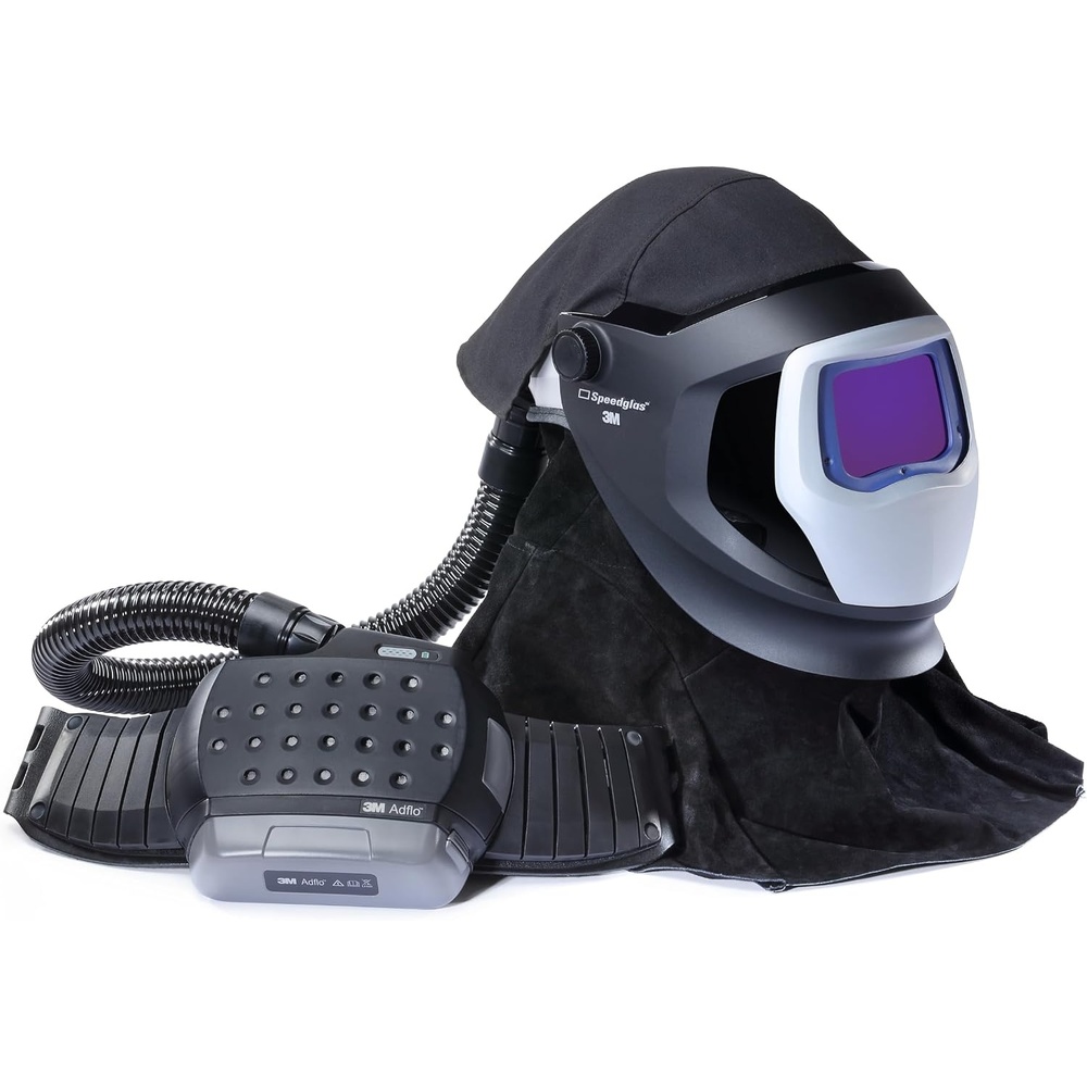 image:image3M Adflo PAPR and Versaflo MSeries Helmet Kit w Speedglas Welding Shield 38110100SW LiIon Battery No ADF 1Case