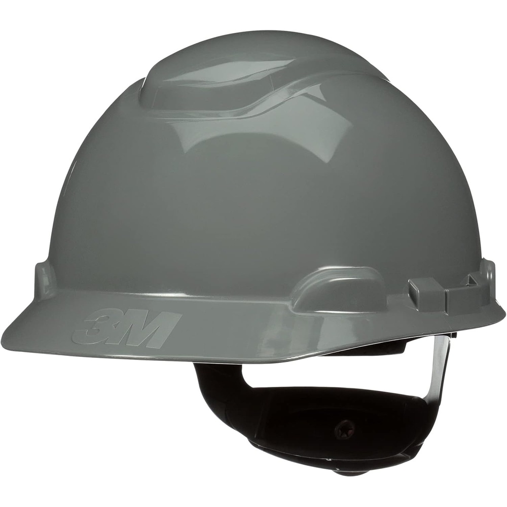 image:image3M Hard Hat SecureFit H700 Series Cap Style Safety Helmet with Uvicator Sensor 4Point Pressure Diffusion Ratchet SuspensionGrey