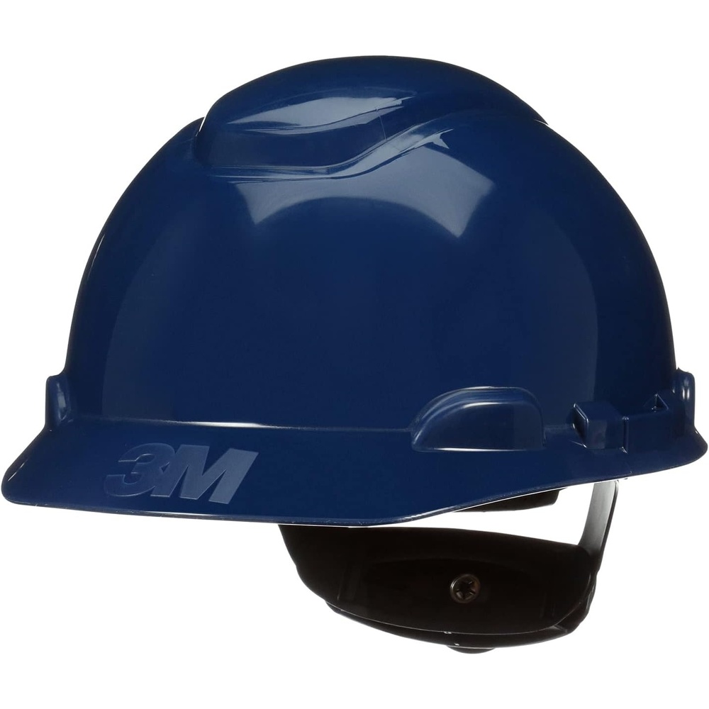 image:image3M Hard Hat SecureFit H700 Series Cap Style Safety Helmet with Uvicator Sensor 4Point Pressure Diffusion Ratchet SuspensionNavy Blue