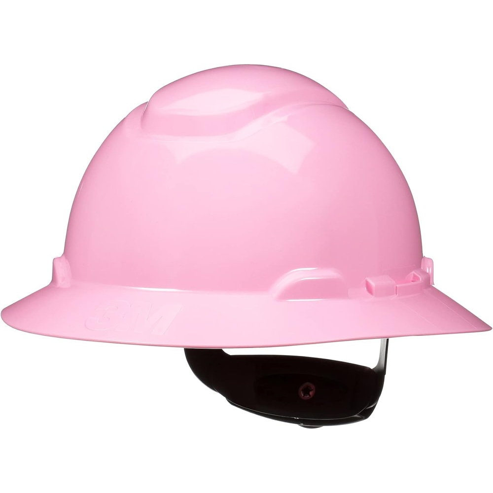 image:image3M Hard Hat SecureFit H800 Series Full Brim Style Safety Helmet with Uvicator Sensor 4Point Pressure Diffusion Ratchet Suspension ANSI Z871Pink