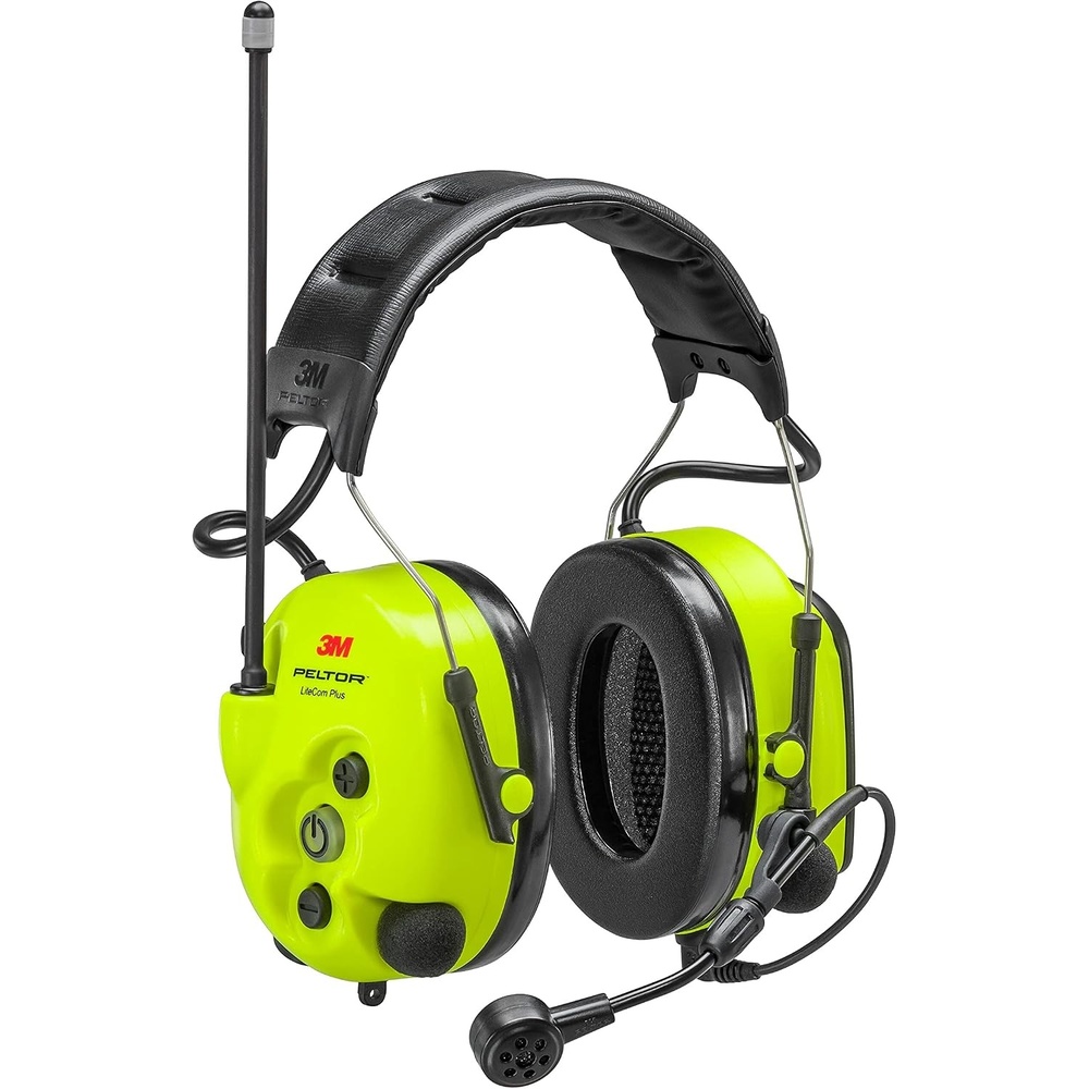 image:image3M PELTOR LiteCom Plus Headset MT73H7A4610NA Headband Style Hearing Protection 2Way Radio NoiseCancelling Speech Microphone HandsFree Protective Communication