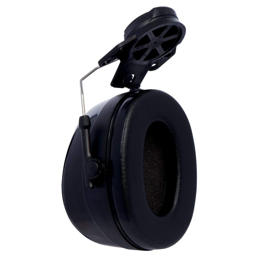 image:image3M PELTOR ProTac III Headset 23 dB NRR Microphone 35mm Wireless Environmental Listening ProfessionalQuality Hearing Protection Hard Hat Attached MT13H221P3E Black