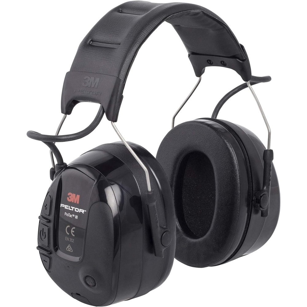 image:image3M PELTOR ProTac III Headset ProfessionalQuality Hearing Protection Microphone 35mm Wireless Environmental ListeningHeadband