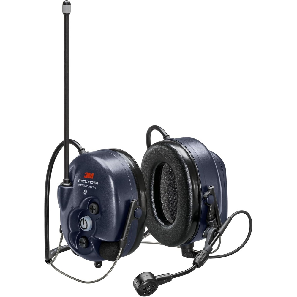 image:image3M PELTOR WS LiteCom Plus Headset Neckband Style Hearing Protection 27 dB Analog UHF Twoway Radio Bluetooth HandsFree Water and Dust Proof Noise Cancelling Microphone MT73H7B4610WS6NA