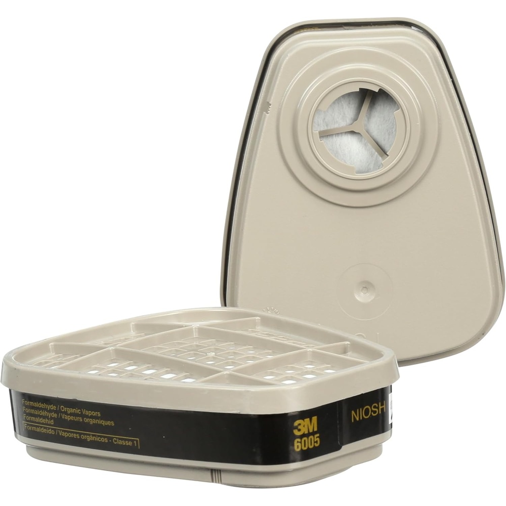 image:image3M Respirator Cartridge 6005 1 Pair Helps Protect Against Formaldehyde and Organic Vapors2 Count Pack of 1