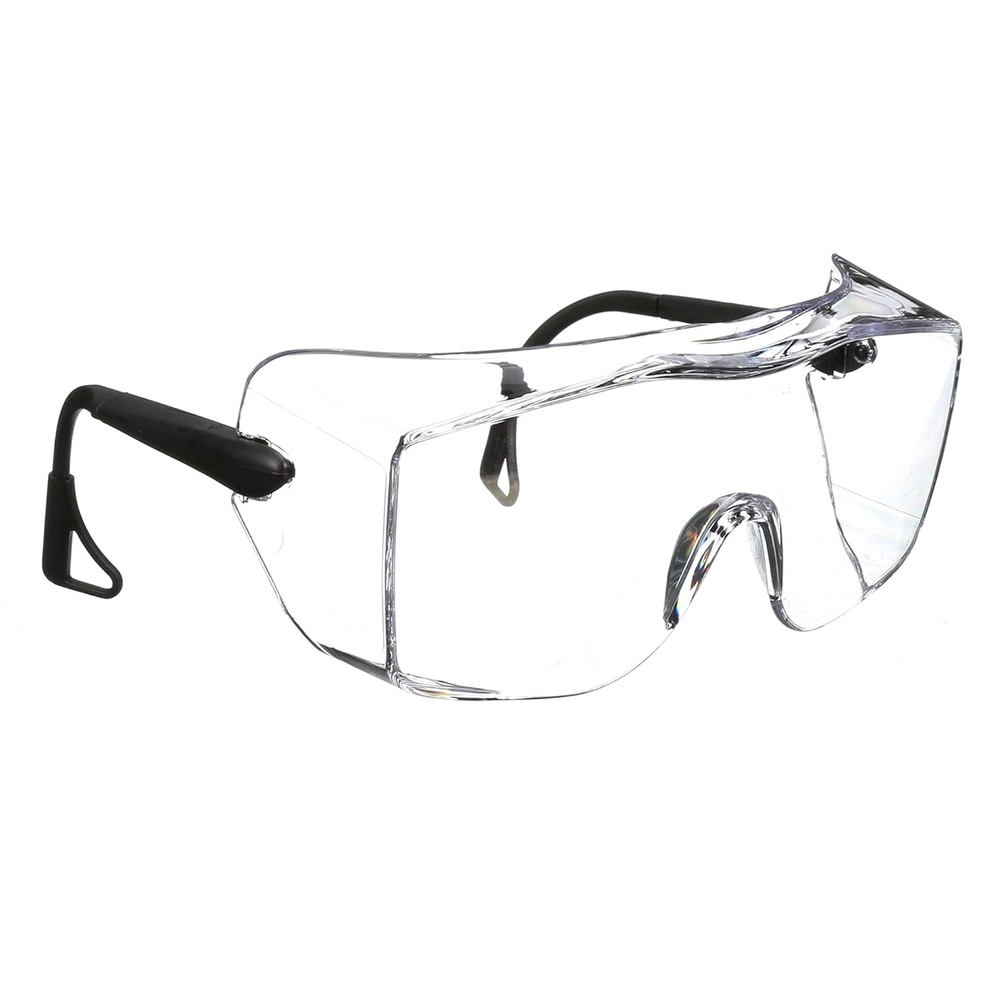 image:image3M Safety Glasses OX Fits Over the Glasses OTG 20 Pack ANSI Z87 AntiFog Clear Lens Black Secure Grip FrameClear Antifog Lens