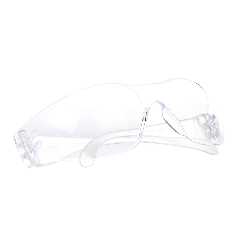 image:image3M Safety Glasses Virtua 11228 Pack of 100 ANSI Z87 Unisex Clear Lens Clear Frame Economical Eye Protection Lightweight UVA UVB UVCPack of 1