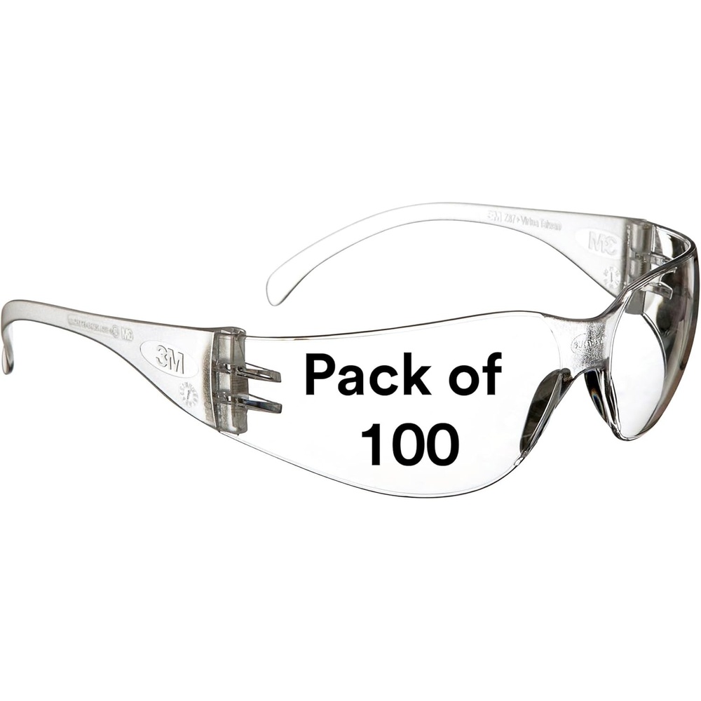 image:image3M Tekk Virtua AntiFog Safety Glasses Clear Frame and Lens 20Pack100 count