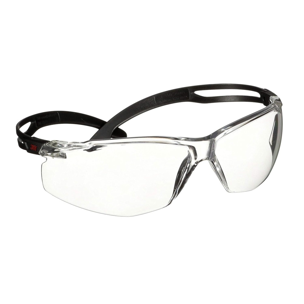 image:imageSecureFit 500 Series SF501SGAFBLK Black Scotchgard AntiFog Coating Clear AFAS Lens
