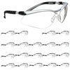 Clear Lens  Silver/Black Frame