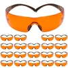 Orange Lens  Brown/Black Frame