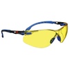 image:image3M Safety Glasses Solus 1000 S1207SGAF ANSI Z87 Scotchgard AntiFog Lens GreenBlack Frame IndoorOutdoor Gray Lens Padded Temple Soft Nosebridge UV Protection Premium Eye ProtectionAmber Lens  BlueBlack Frame