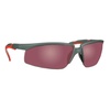 Red Mirror Lens  Gray/Red Frame