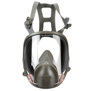 3M Full Facepiece Reusable Respirator 6700, NIOSH, Large Lens, ANSI High Impace Eye Protection, Silicone Face Seal, Four-Point Harness, Comfortable Fit, Painting, Dust, Chemicals, Small(1 Count (Pack of 1))