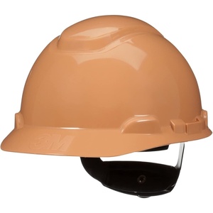 3M Hard Hat SecureFit H-700 Series Cap Style Safety Helmet with Uvicator Sensor, 4-Point Pressure Diffusion Ratchet Suspension(Tan)