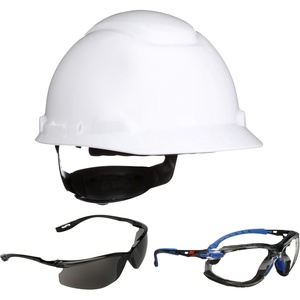 3M Hard Hat SecureFit H-700 Series Cap Style Safety Helmet with Uvicator Sensor, 4-Point Pressure Diffusion Ratchet Suspension(White)