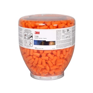 3M One Touch 1100 Earplugs Refill 391-1100 (Pack of 500)
