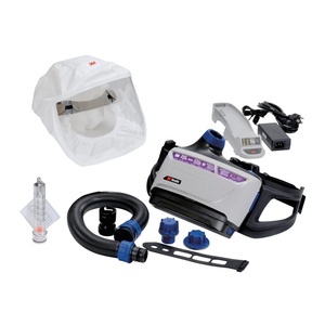 3M PAPR Respirator, Versaflo Powered Air Purifying Respirator Kit, TR-600-HKL, Healthcare, Large Headcover, Easy to Use and Easy to Maintain, All-in-One Respiratory Protection, High Capacity Battery