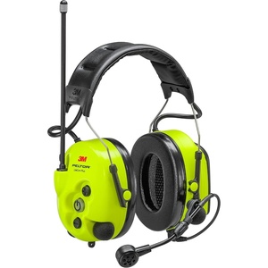 3M PELTOR LiteCom Plus Headset MT73H7A4610NA, Headband Style Hearing Protection, 2-Way Radio, Noise-Cancelling Speech Microphone, Hands-Free Protective Communication