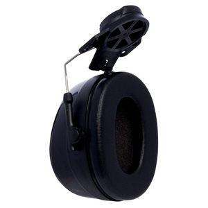 3M PELTOR ProTac III Headset, 23 dB NRR, Microphone, 3.5mm, Wireless, Environmental Listening, Professional-Quality Hearing Protection, Hard Hat Attached, MT13H221P3E, Black