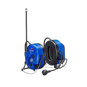 3M PELTOR WS LiteCom PRO III Headset, Neckband, Professional Grade Durability, Wireless Two-Way Communication Radio, Bluetooth, Boom Microphone, Navy Blue, MT73H7B4D10NA(Intrinsically Safe – Neckband)