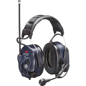 3M PELTOR WS LiteCom PRO III Headset, Neckband, Professional Grade Durability, Wireless Two-Way Communication Radio, Bluetooth, Boom Microphone, Navy Blue, MT73H7B4D10NA(Headband)
