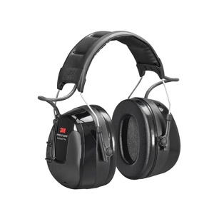 3M PELTOR WorkTunes Pro AM/FM Radio Headset, Black, Headband, ANSI S3.19-1974