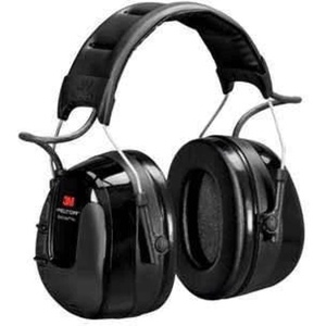 3M PELTOR WorkTunes Pro AM/FM Radio Headset, Hardhat Attached, One Size
