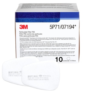 3M Respirator Filter Replacement 5P71, 5 Pairs, P95, Must Be Used with 3M 5000 Respirators or 3M Cartridges 6000 Series