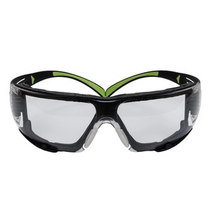 3M Safety Glasses, SecureFit, 20 Pack, ANSI Z87, Scotchgard Anti-Fog Anti-Scratch, Orange Lens, Brown/Black Frame, Flexible Temples(I/O Mirror Lens  Green/Black Frame With Gasket)