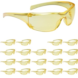 3M Safety Glasses, Virtua AP, 20 Pack, ANSI Z87, Amber Hard Coat Lens, Amber Frame, Side Shields, Economical Eye Protection, 99.9% UV Protection, Polycarbonate(Amber Lens  Amber Frame)