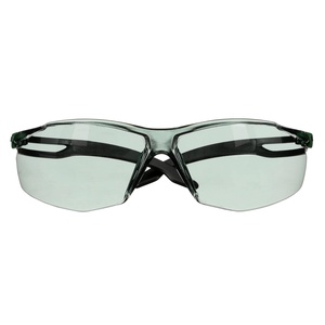 3M Safety Glasses,500 Series, 20 Pack, Impact Rated ANSI Z87, Adjustable Ratchet Temples, Sporty Protective Eyewear, Anti-Fog Anti-Scratch Clear Lens, Black Frame(Ir 1.7 Gray Lens  Black/Green Frame)