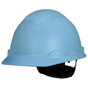 3M SecureFit Elevated Temperature Hard Hat H-704T-SF, Blue, 4-Point Pressure Diffusion Ratchet Suspension