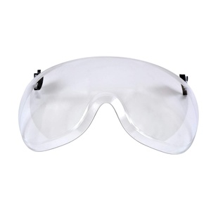 3M Short Visor for X5000 Safety Helmet, Grey Anti-Fog Anti-Scratch Polycarbonate, ANSI(Clear)
