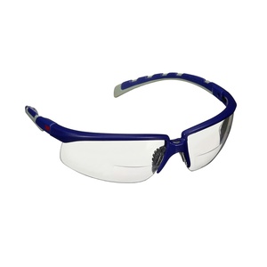 3M Solus 2000 Series, S2015AF-BLU, Blue/Gray Temples, Clear Reader +1.5 Anti-Fog/Anti-Scratch lens(Clear)