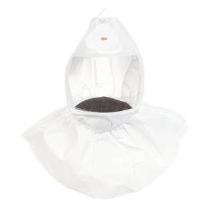 3M Versaflo 17092-case Replacement Hood with Inner Shroud S-607-10, for Premium Head Suspension 10 EA/Case, White (Pack of 10)
