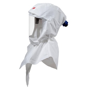 3M Versaflo Painters Hood Assembly with Inner Shroud & Premium Head Suspension S-757, Pack of 1, White, Lightweight