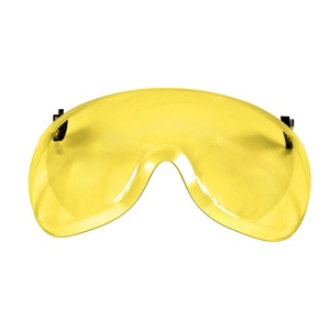 3M X5-SV03 Short Visor for X5000 Safety Helmet, Amber Anti-Fog Anti-Scratch Polycarbonate, ANSI