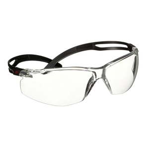 SecureFit 500 Series SF501SGAF-BLK, Black, Scotchgard Anti-Fog Coating, Clear AF-AS Lens