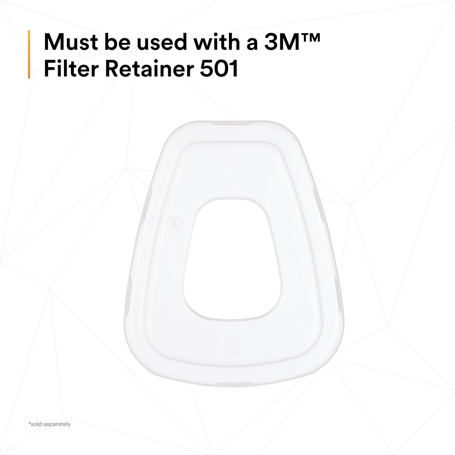 image:image3M N95 Respirator Filter 5N11 Disposable Helps Protect Against NonOil Based Particulates Use With 3M 5000 Series Respirators or 6000 Series Gas and Vapor Cartridges 10 Pack
