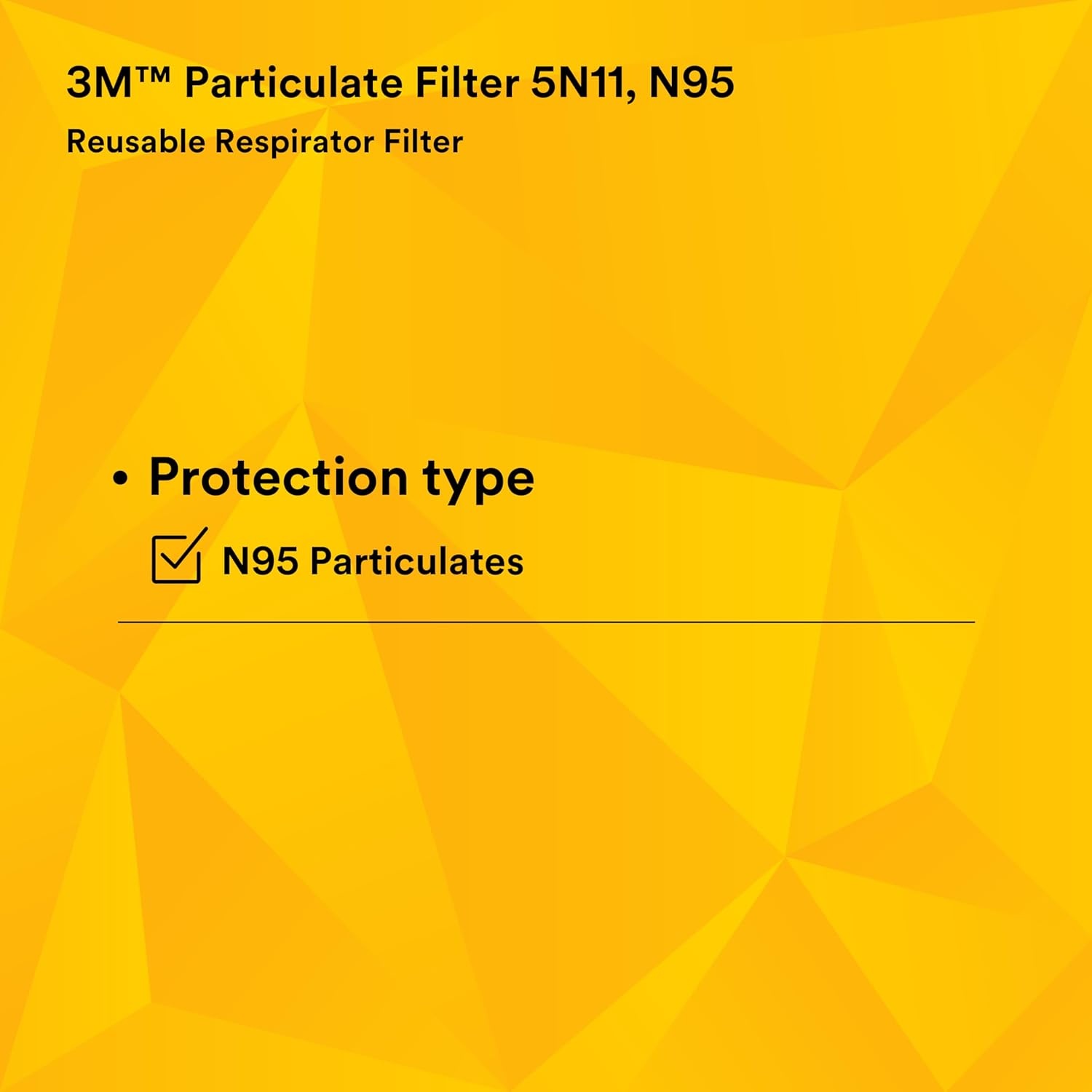 image:image3M N95 Respirator Filter 5N11 Disposable Helps Protect Against NonOil Based Particulates Use With 3M 5000 Series Respirators or 6000 Series Gas and Vapor Cartridges 10 Pack