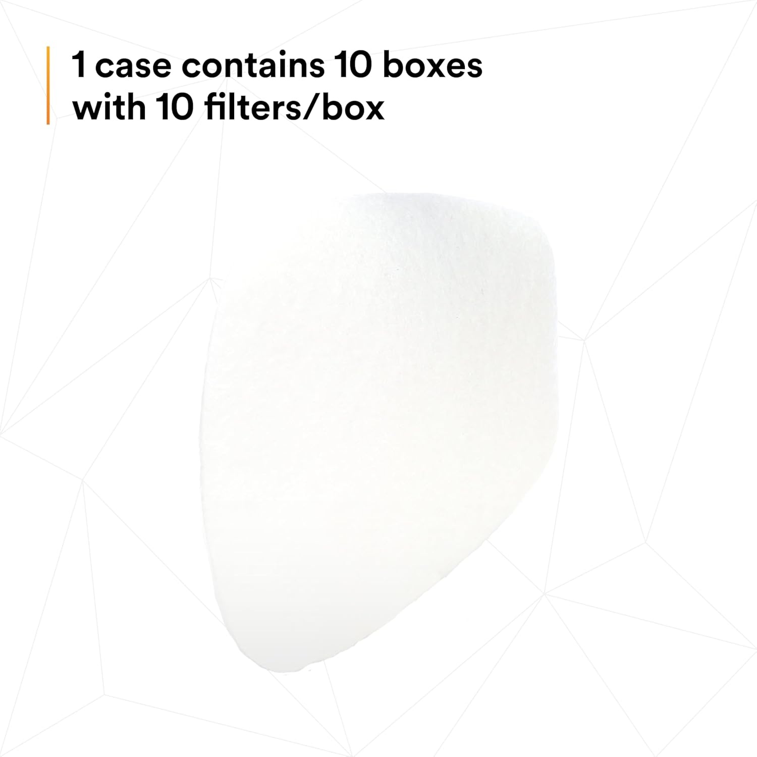 image:image3M N95 Respirator Filter 5N11 Disposable Helps Protect Against NonOil Based Particulates Use With 3M 5000 Series Respirators or 6000 Series Gas and Vapor Cartridges 10 Pack