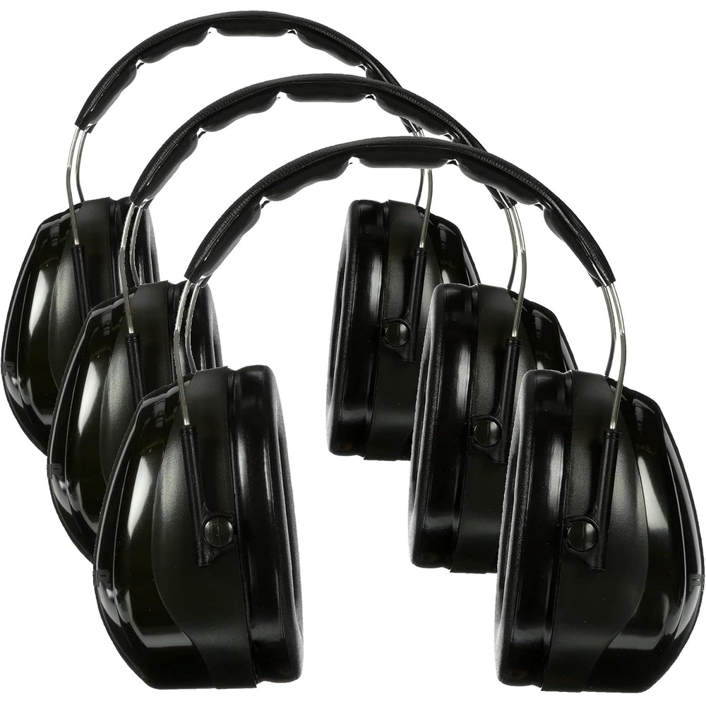 image:image3M  CASH7A Peltor Optime 101 OvertheHead Earmuff Hearing Protection Ear Protectors NRR 27dB Green1 Count Pack of 3
