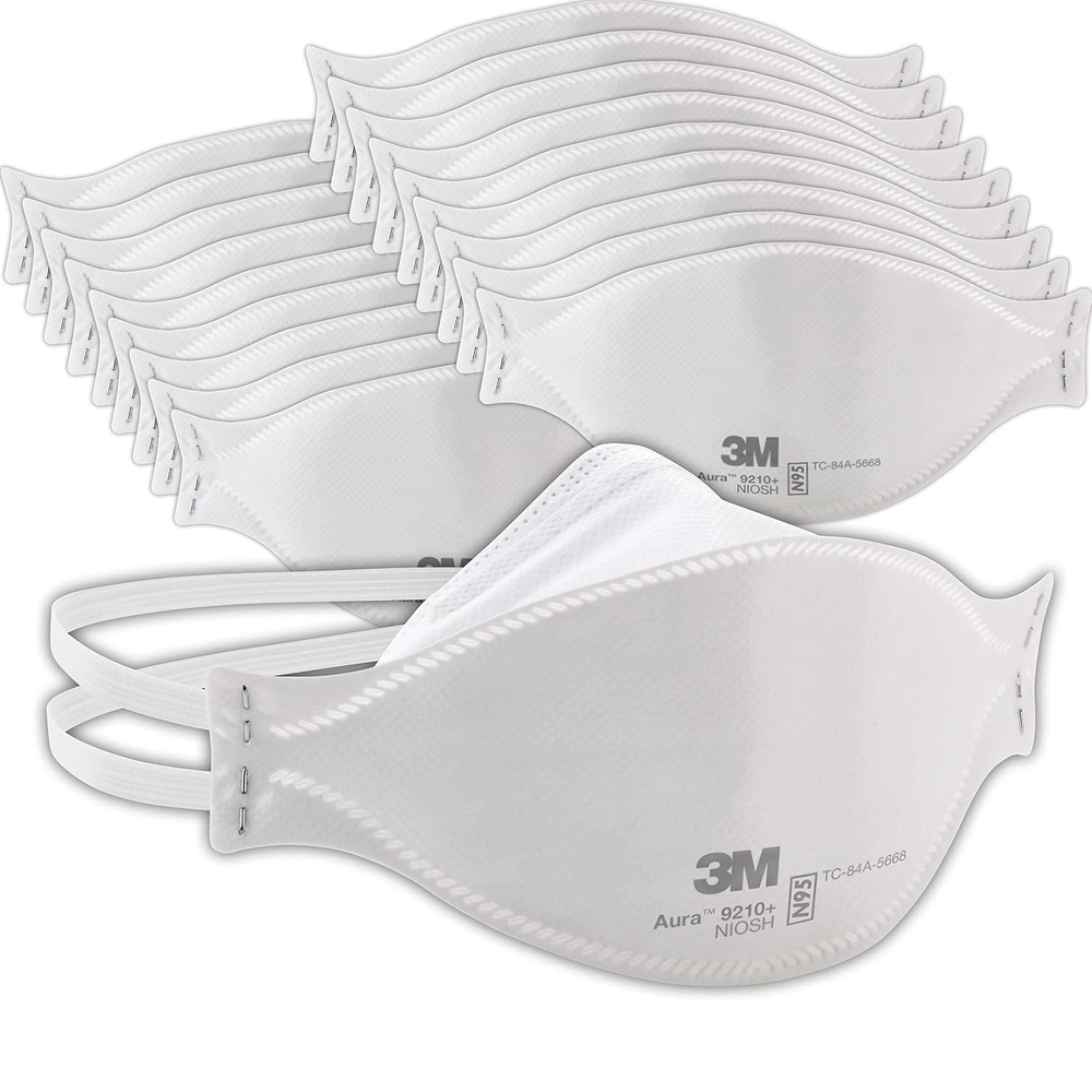 image:image3M Aura Particulate Respirator 9210 N95 Pack of 20 Disposable Respirators
