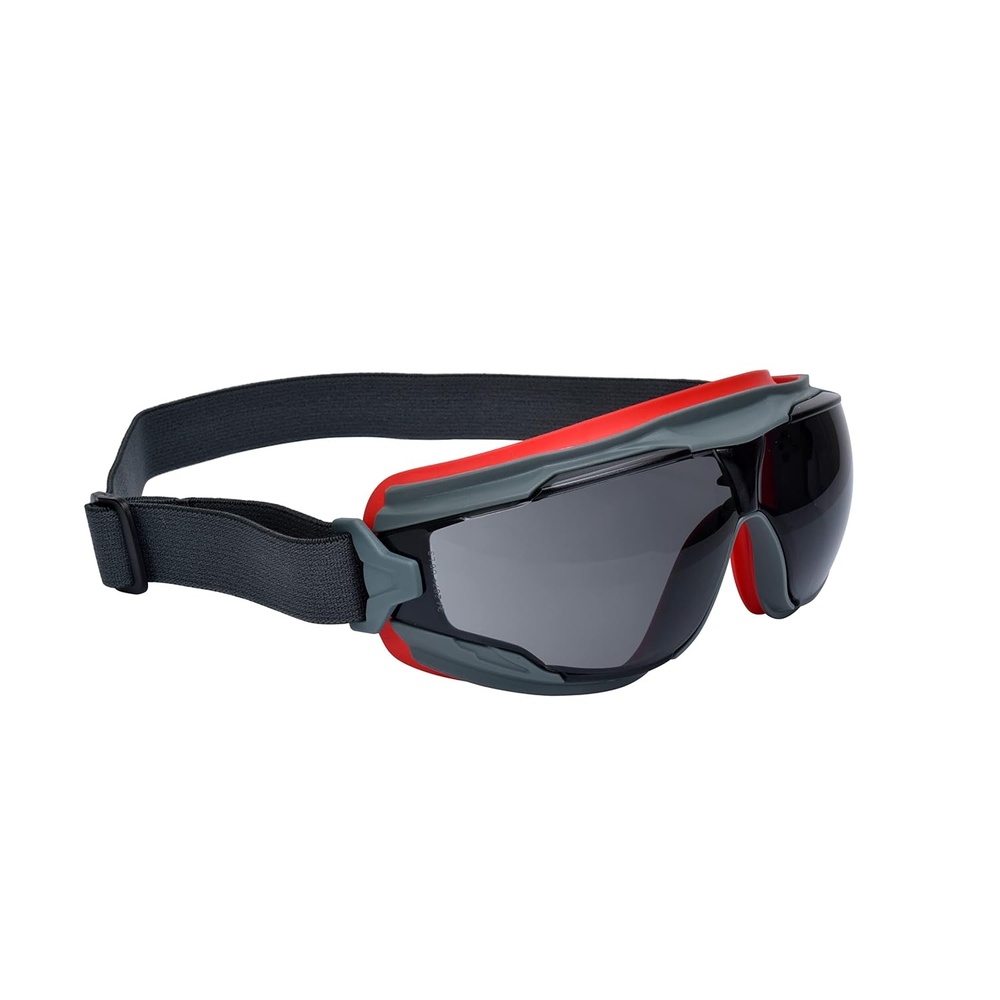 image:image3M GoggleGear 500 Series Pack of 1 Gray Scotchgard AntiFog Lens Polycarbonate RedBlack