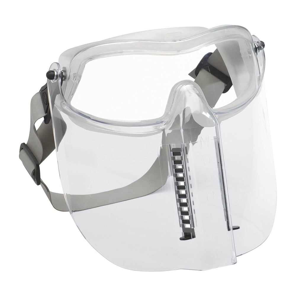 image:image3M ModulR Safety Goggle 406580000010 Clear Anti Fog Lens with Chin Protector Pack of 1Clear