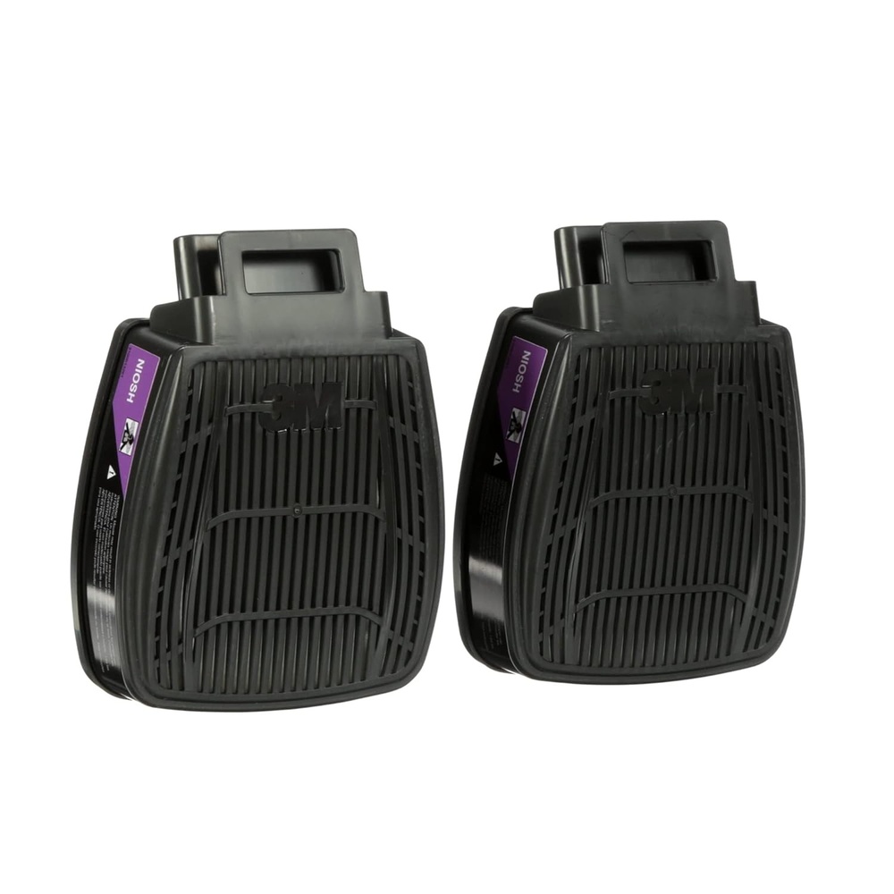 image:image3M P100 Respirator CartridgeFilter Secure Click D80921 Organic Vapors Combination Cartridge NIOSH Approved DualFlow for Greater Breathability and Comfort 1 Pair