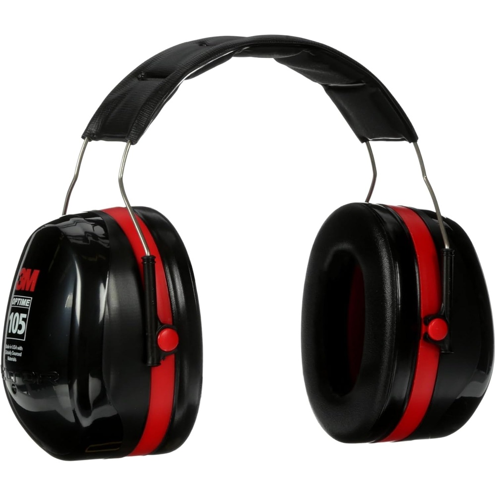 image:image3M PELTOR Hearing Protection Optime 105 Earmuffs EARfit Compatible Assembly Sanding GrindingOverthehead