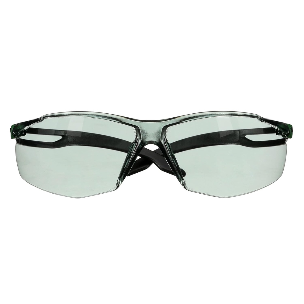 image:image3M Safety Glasses SecureFit 500 Series 20 Pack ANSI Z87 Adjustable Ratchet Temples Sporty Protective Eyewear Antiscratch Antifog Scotchgard Coated Clear Lens Black Frame with Foam GasketIr 17 Gray Lens  BlackGreen Frame